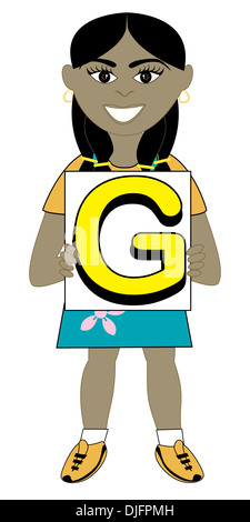 Alfabeto bambini disponibile come un vettore o illustrazione Raster Foto Stock