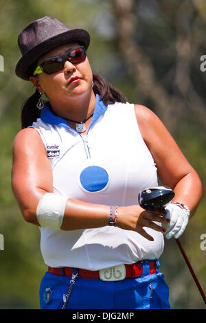 Luglio 04, 2010 - Sylvania, Ohio, Stati Uniti d'America - 4 Luglio 2010: Christina Kim durante il round finale del gioco del Jamie Farr Owens Corning Classic presentato da Kroger a Highland Meadows Golf Club in Sylvania, Ohio. .Credito: Scott W. Grau / Southcreek globale di credito (Immagine: © Southcreek globale/ZUMApress.com) Foto Stock