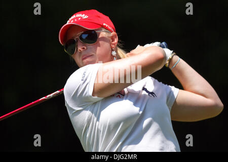 Luglio 04, 2010 - Sylvania, Ohio, Stati Uniti d'America - 4 Luglio 2010: Morgan Pressel durante il round finale del gioco del Jamie Farr Owens Corning Classic presentato da Kroger a Highland Meadows Golf Club in Sylvania, Ohio. .Credito: Scott W. Grau / Southcreek globale di credito (Immagine: © Southcreek globale/ZUMApress.com) Foto Stock