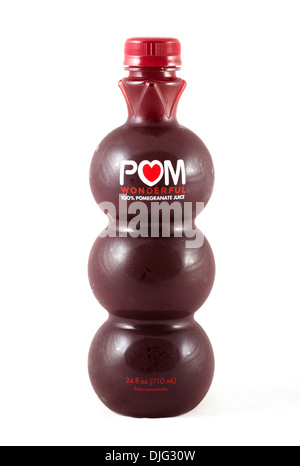 Bottiglia di Pom meraviglioso succo di melograno, STATI UNITI D'AMERICA Foto Stock