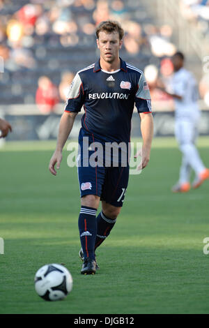 Luglio 17, 2010 - Bridgeview, Illinois, Stati Uniti d'America - 17 luglio10: Nuova Inghilterra rivoluzione centrocampista Michael Videira (19) durante il Gruppo B SuperLiga corrispondenza tra l incendio di Chicago e il New England Revolution in Toyota Park di Bridgeview, Illinois. La rivoluzione ha sconfitto il fuoco 1-0..Mandatory Credit: John Rowland / Southcreek globale di credito (Immagine: © Southcreek Glob Foto Stock