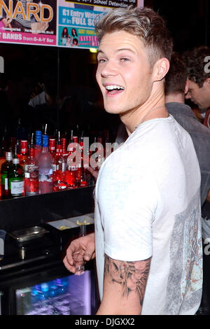 Ryan Fletcher UK boy band Lawson partito e prestazioni a G-A-Y, Londra Inghilterra - 21.07.12 Foto Stock