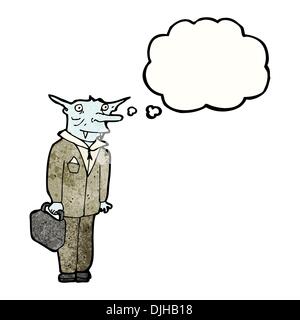 Cartoon retrò con texture. Isolato su bianco. Illustrazione Vettoriale