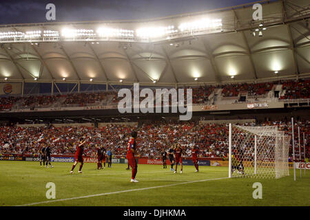 Luglio 31, 2010 - Sandy, Utah, Stati Uniti d'America - 31 Luglio 2010: Rio Tinto Stadium. Real Salt Lake prendere DC Uniti 3-0 per una casa di vincere in Rio Tinto Stadium..Mandatory Credit: stephen Holt / Southcreek media globali di credito (Immagine: © Southcreek globale/ZUMApress.com) Foto Stock