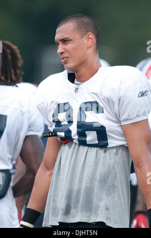 Agosto 03, 2010 - Pittsford, New York, Stati Uniti d'America - 3 Agosto 2010: Buffalo Bills rookie wide receiver DAVID NELSON (#86) durante il training camp a Saint John Fisher College in Pittsford, New York..Credito -Mark Konezny / Southcreek globale di credito (Immagine: © Southcreek globale/ZUMApress.com) Foto Stock