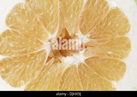 Metà di sweetie agrumi, close up di pasta Foto Stock