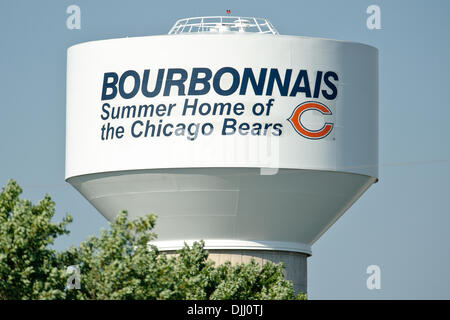 Agosto 05, 2010 - Bourbonnais, Illinois, Stati Uniti d'America - 5 Agosto 2010: Chicago Bears training camp pratica a Olivet Nazarene University in Bourbonnais, IL..Credito - John Rowland / Southcreek globale. (Credito Immagine: © Southcreek globale/ZUMApress.com) Foto Stock