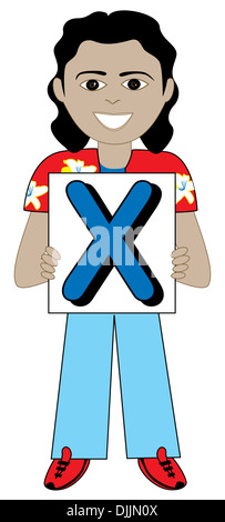 Alfabeto bambini disponibile come un vettore o illustrazione Raster Foto Stock