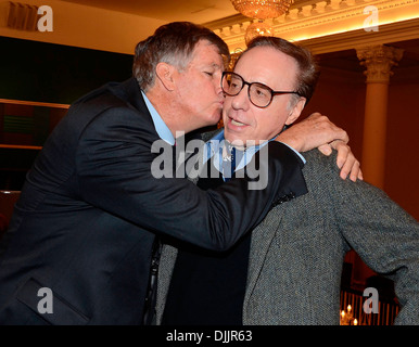 Dan Ford Peter Bogdanovich IFTA John Ford in Irlanda il lancio simposio tenutosi presso la National Concert Hall - Arrivi Dublino Irlanda - Foto Stock