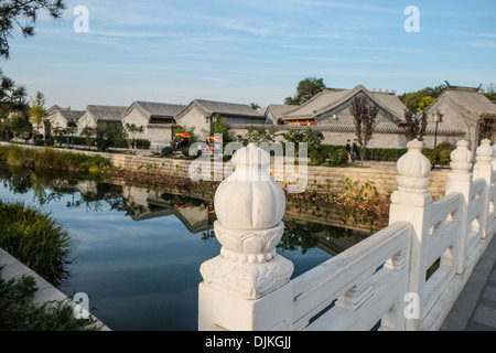 "NanLuoGu Xiang' Huton a Pechino in Cina Foto Stock