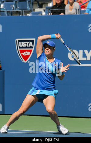 Sett. 8, 2010 - Queens, a New York, Stati Uniti d'America - 5 Settembre 2010: Kim Clijsters del Belgio il giorno 7 del 2010 US Open al USTA Billie Jean King National Tennis Center Queens, a New York (credito Immagine: © Aaron Gilbert Southcreek/Global/ZUMApress.com) Foto Stock