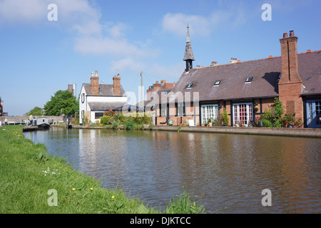 Il Chester Canal - è parte del Shropshire Union Canal sistema. Foto Stock