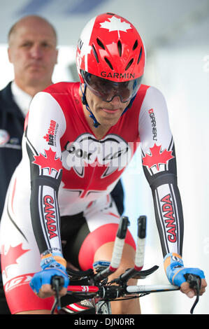 Sett. 30, 2010 - Geelong, Victoria, Australia - Svein TUFT (CAN) concorrenti a 2010 strada UCI Campionati del Mondo Crono evento in Geelong, Victoria, Australia. (Credito Immagine: © Sydney bassa/Southcreek globale/ZUMApress.com) Foto Stock