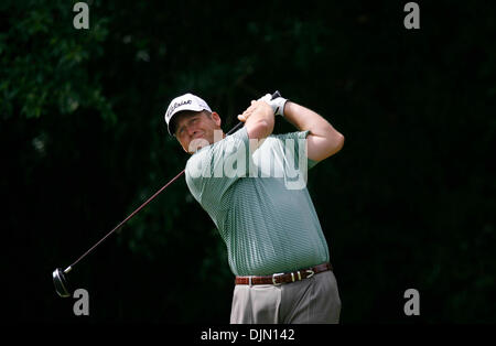 Mar 01, 2008 - Palm Beach Gardens, Florida, Stati Uniti d'America - DUDLEY HART tees off al terzo raccordo a t. Il terzo round del 2008 Honda oro classico Pro-Am il 1 marzo 2008. (Credito Immagine: © J. Gwendolynne Berry/Palm Beach post/ZUMA Premere) Restrizioni: * USA Tabloid diritti * Foto Stock