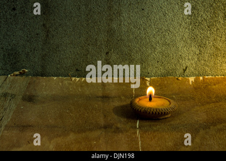 Still Life - Candela in Loi krathong Festival Foto Stock