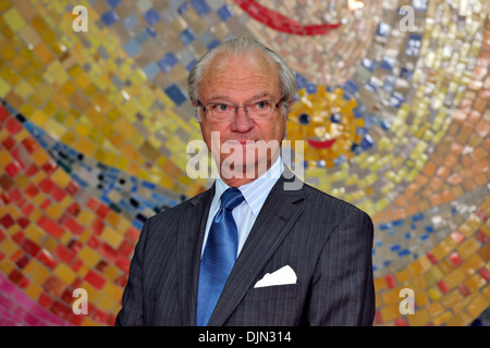 Carl XVI Gustav RE DI SVEZIA, serce, fundacja King Carl 16 Gustavo di Svezia, Carl XVI Gustaf, Carl Gustaf Folke Hubertus Foto Stock