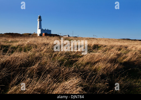 Flamborough Head praterie costiere e del faro East Riding of Yorkshire Inghilterra Foto Stock