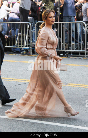 Jennifer Lopez Los Angeles Premiere di 'Cosa aspettarsi quando stai aspettando' - arrivi al di fuori di Los Angeles in California - Foto Stock