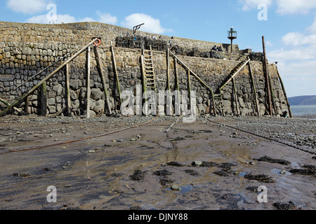 Clovelly Harbour north devon Foto Stock