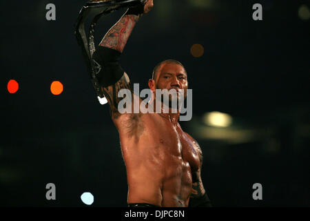 Mar 28, 2010 - Phoenix, Arizona, Stati Uniti d'America - BATISTA durante la WWE Wrestlemania 26. (Credito Immagine: © Matt Roberts/ZUMA Press) Foto Stock