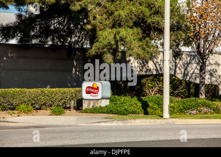 Il Frito Lay ingresso in fabbrica in Rancho Cucamonga California Foto Stock