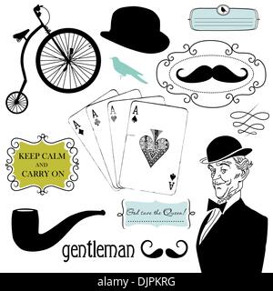 Un Gentlemen's Club Illustrazione Vettoriale