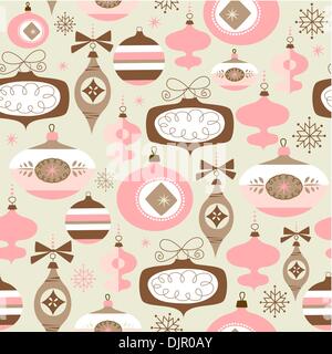 Natale e Anno Nuovo modello senza giunture Illustrazione Vettoriale