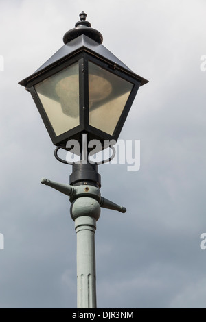 Street Lamp nella storica Yorktown nel Colonial National Historical Park in Virginia. Foto Stock