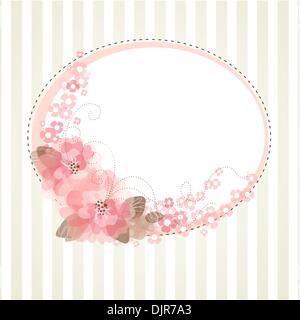 Cornice fiore Illustrazione Vettoriale