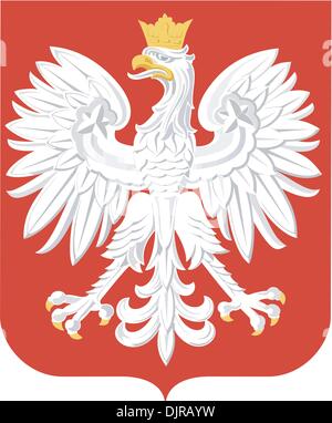 Bracci nazionale della Polonia Illustrazione Vettoriale