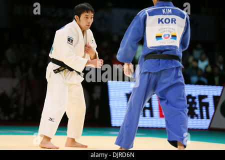 Tokyo Metropolitan Gymnasium, Tokyo, Giappone. 29 Nov, 2013. Naohisa Takato (JPN), 29 novembre 2013 - Judo : Grand Slam Tokyo 2013, Uomini 60kg classe finale a Tokyo Metropolitan Gymnasium, Tokyo, Giappone. Credito: Yusuke Nakanishi AFLO/sport/Alamy Live News Foto Stock