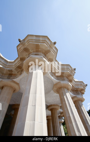 Parco Guell di Barcellona Foto Stock