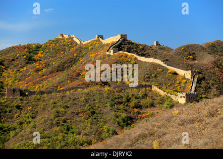 La Grande Muraglia della Cina, Gubeikou, Miyun, Cina Foto Stock