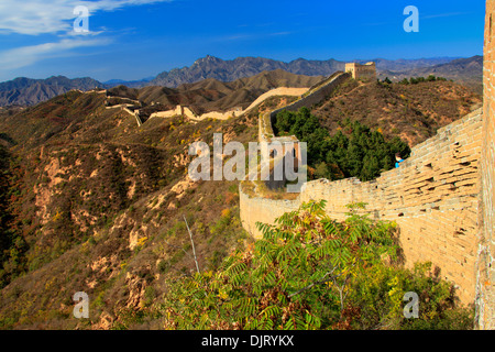 La Grande Muraglia della Cina, Gubeikou, Miyun, Cina Foto Stock