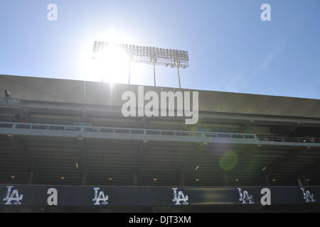 Maggio 20, 2010 - Los Angeles, California, Stati Uniti - 20 Maggio 2010: Il ponte superiore dello stadio prima di San Diego Padres di fronte i Los Angeles Dodgers al Dodger Stadium di Los Angeles, California..Mandatory Credit: Andrew Fielding / Southcreek globale di credito (Immagine: © Andrew Fielding/Southcreek globale/ZUMApress.com) Foto Stock