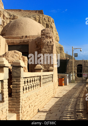 Bezeklik Grotte, Xinjiang Uyghur Regione autonoma, Cina Foto Stock