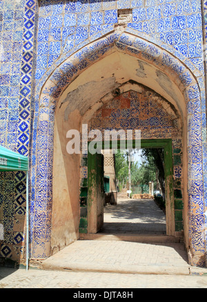 Portale di Afaq Khoja tomba, Kashgar (Kashi), Kashgar Prefettura, Xinjiang Uyghur Regione autonoma, Cina Foto Stock