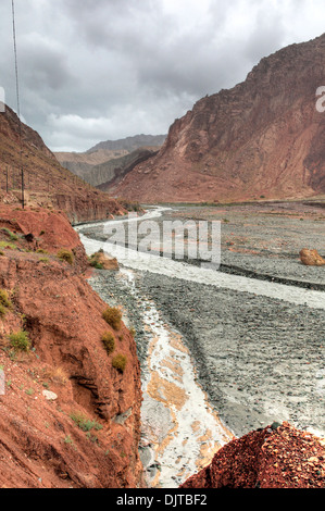 Oytagh valley, Kizilsu Prefettura, Xinjiang Uyghur Regione autonoma, Cina Foto Stock