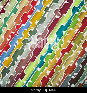 Sfondo colorato con strisce di pennello grunge la tessitura della carta da parati Foto Stock