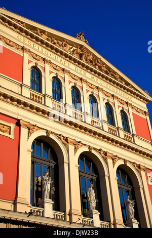 Musikverein, Società degli Amici della Musica di Vienna, Austria, Europa Centrale Foto Stock