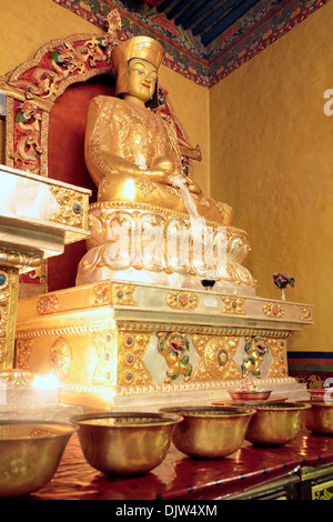 Monastero di Tsurphu, Prefettura di Lhasa, in Tibet, in Cina Foto Stock