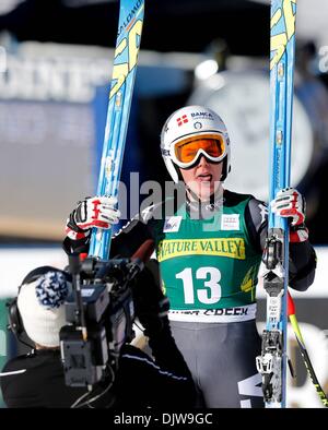 Beaver Creek, Colorado, Stati Uniti d'America. 29 Nov, 2013. Coppa del Mondo FIS in discesa per signore Beaver Creek. Daniela Merighetti (ITA). Credito: Azione Sport Plus/Alamy Live News Foto Stock