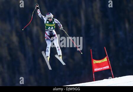 Beaver Creek, Colorado, Stati Uniti d'America. 29 Nov, 2013. Coppa del Mondo FIS in discesa per signore Beaver Creek. Cornelia Huetter (AUT). Credito: Azione Sport Plus/Alamy Live News Foto Stock