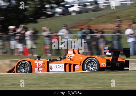 Ottobre 2, 2010 - Braselton, GEORGIA, STATI UNITI D'AMERICA - Il Team Autocon Motorsports #12 Lola B06 10 compete nel 2010 xiii annuale di Petit Le Mans di Road Atlanta. driver della Lola B06 10 sono Bryan Willman, Tony Burgess e Chris McMurry. (Credito Immagine: © Everett Davis/Southcreek globale/ZUMApress.com) Foto Stock