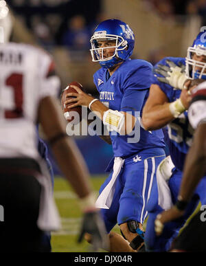 16 ottobre 2010 - Lexington, Kentucky, Stati Uniti d'America - come il Kentucky sconfitto #10 South Carolina 31-28 Sabato 16 Ottobre , 2010 in Lexington, KY. Foto di Mark Cornelison | Personale. (Credito Immagine: © Lexington Herald-Leader/ZUMApress.com) Foto Stock