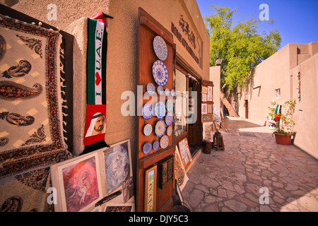 Al Bastakiya trimestre vecchio Dubai, Bur Dubai, Emirati Arabi Uniti, Emirati arabi uniti Foto Stock