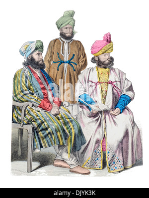 Fine xix secolo XIX secolo 1800s'Afghanistan Kabul musulmani Foto Stock