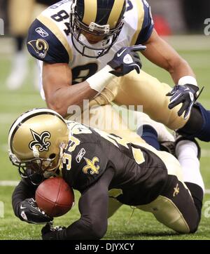 St. Louis Rams wide receiver Danario Alexander (84) before an NFL football  game against the Tampa Bay Buccaneers Sunday, Oct. 24, 2010, in Tampa, Fla.  (AP Photo/Chris O'Meara Stock Photo - Alamy