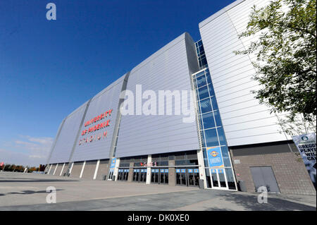 Gen. 10, 2011 - Glendale, Arizona, Stati Uniti - Foto del gioco prima della BCS Campionato nazionale di gioco, tra il #2 classificato Oregon Ducks e #1 classificato Auburn Tigers, alla University of Phoenix Stadium di Glendale, in Arizona. (Credito Immagine: © Steven Leija/Southcreek globale/ZUMAPRESS.com) Foto Stock