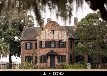 Manor House a Middleton Place piantagione in Charleston, Sc. Foto Stock